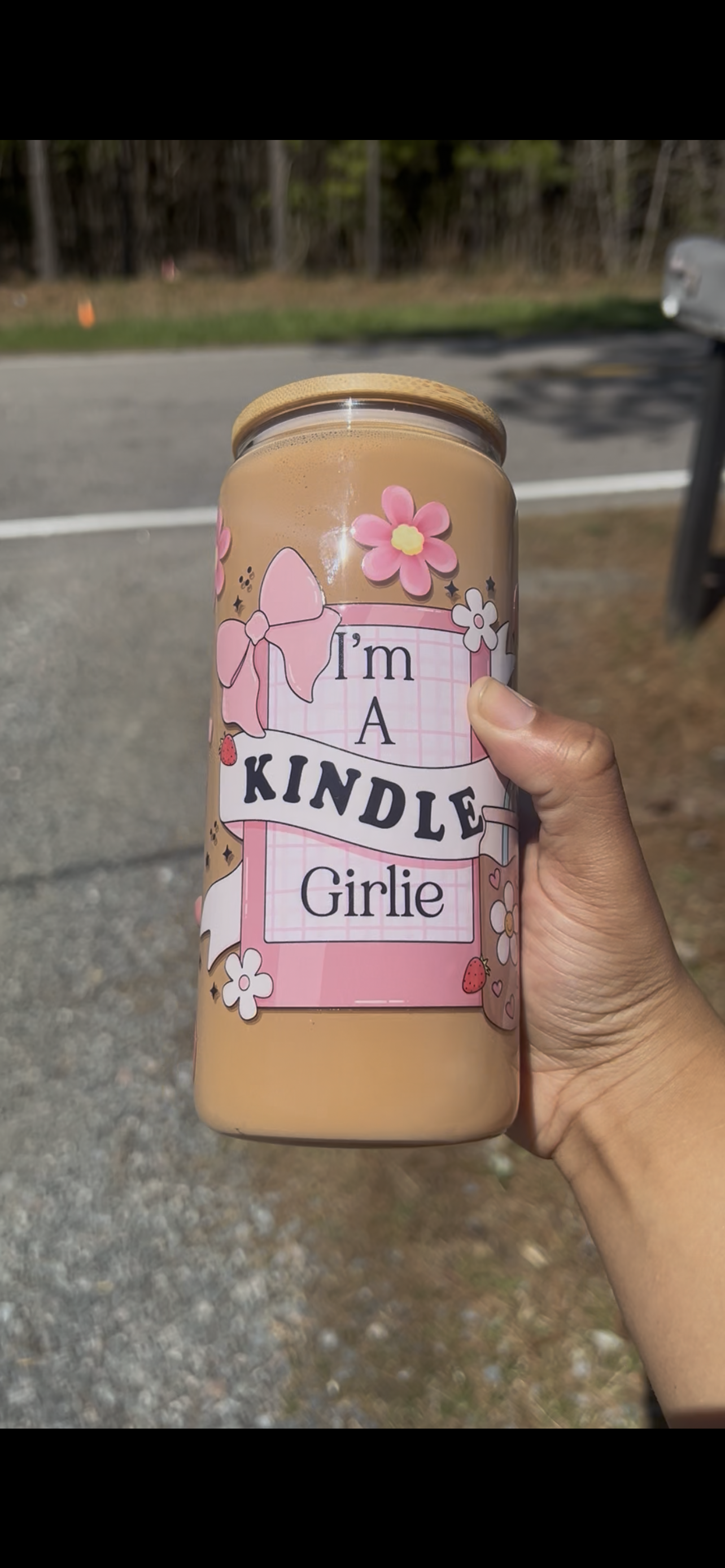 Kindle Girlie 20oz Glass Snowglobe
