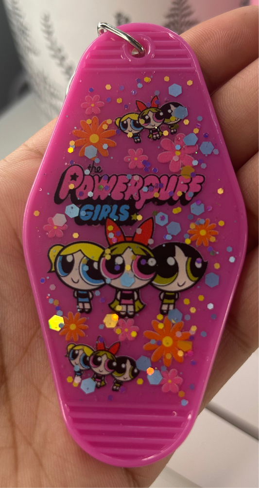 Powerpuff Girls Hotel Keychain