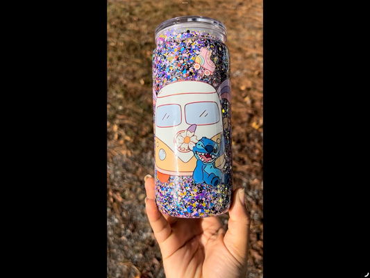 Vacation Stitch 20oz Acrylic Snowglobe