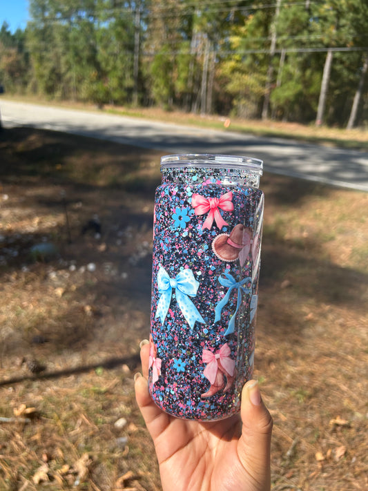 Cowgirl/cowboy 20oz Acrylic Snowglobe