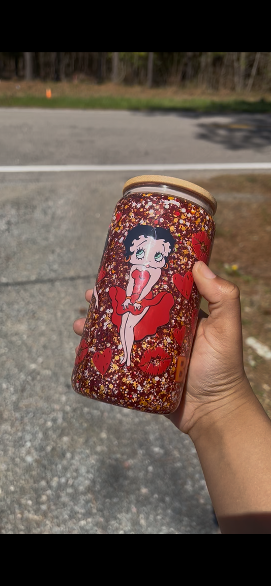 Betty Boop 16oz Glass Snowglobe