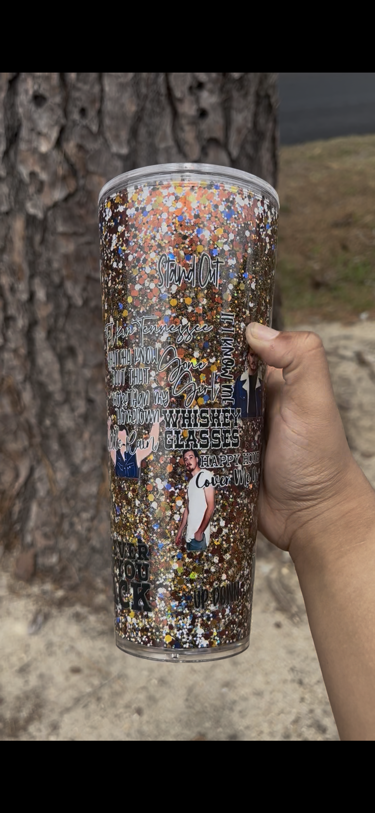 Morgan Wallen 24oz Acrylic Snowglobe