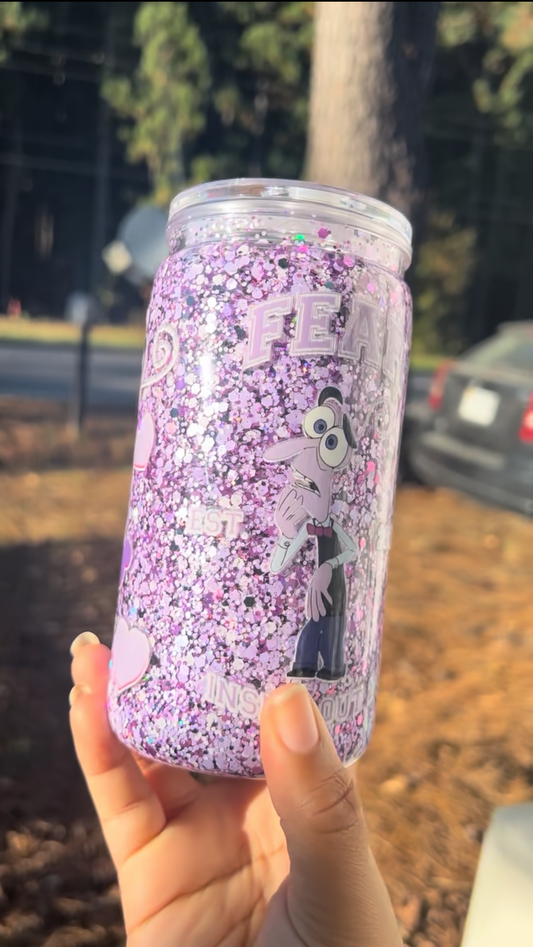 Inside Out Fear 16oz Acrylic Snowglobe